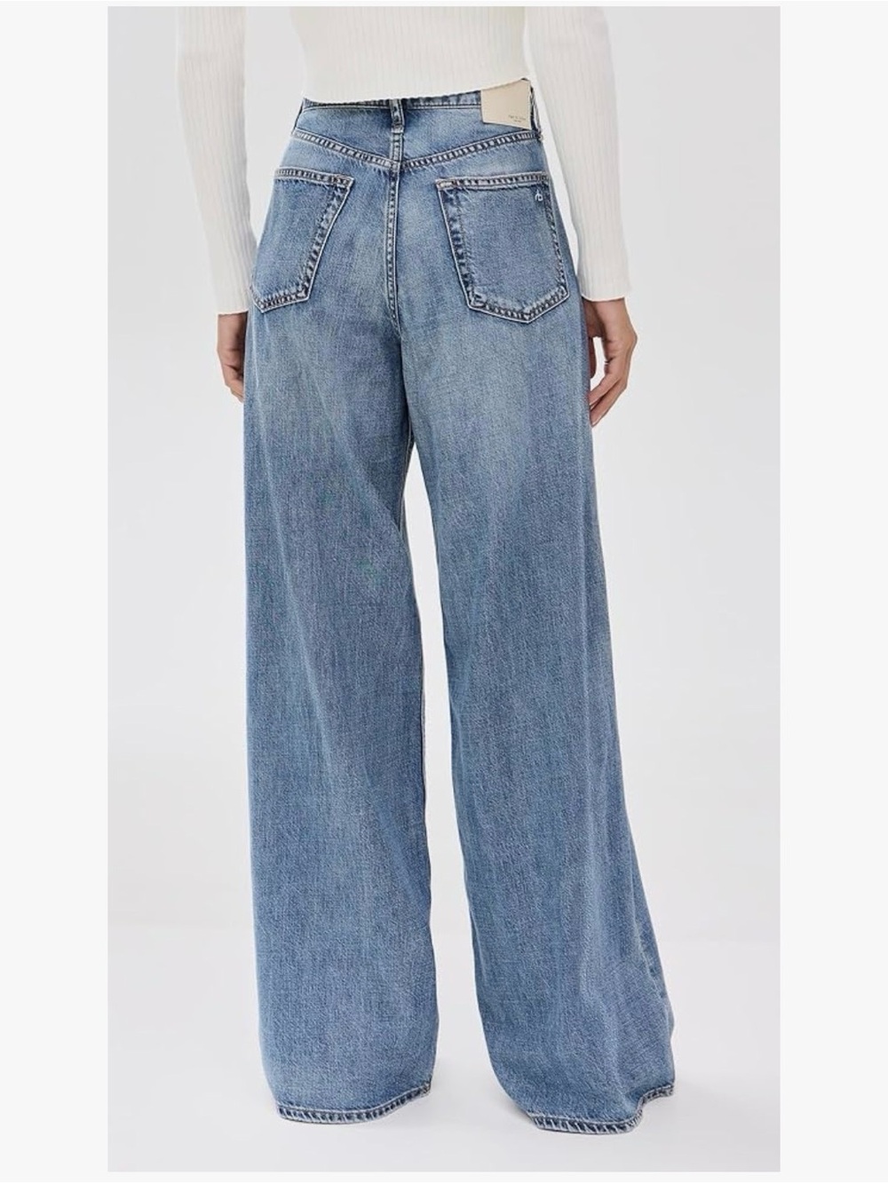 rag & bone Women's Featherweight Jeans - Picture 3 of 9